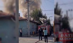 Burdur'da evinde yangın çıkan kişi ağır yaralandı