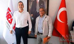 Hüseyin Aykurt, Rıza Perçin'i ziyaret etti