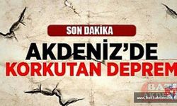 Depremle ilgili Kumluca Kaymakamı'ndan açıklama