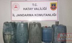 Hatay'da 1160 litre gümrük kaçağı akaryakıt ele geçirildi