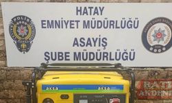 Hatay'da iş yerinden jeneratör ve tahıl çalan 2 zanlı tutuklandı