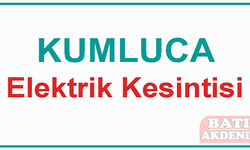 Kumluca'da Elektrik Kesintisi