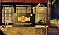 Mersin'de 6 bin litre kaçak akaryakıt ele geçirildi