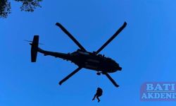 Antalya'da dağlık alanda mahsur kalan 4 Rus helikopterle kurtarıldı