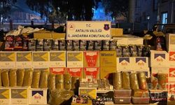 Antalya'da kaçak sigara ve tütün operasyonunda bir şüpheli gözaltına alındı