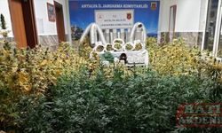 Antalya'da kiraladığı evde uyuşturucu imal eden şüpheli yakalandı