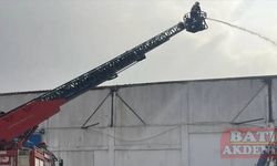 Hatay'da atıl durumdaki fabrikada çıkan yangın söndürüldü