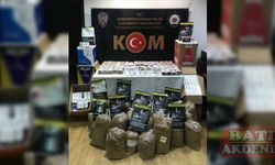 Hatay'da gümrük kaçağı 96 bin makaron ile 135 kilogram tütün ele geçirildi