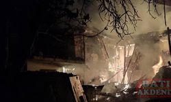 Kahramanmaraş'ta çıkan ev yangınında 4 kişi dumandan etkilendi