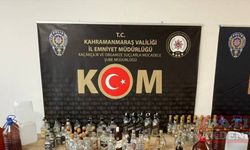Kahramanmaraş'ta sahte içki operasyonunda 1 şüpheli yakalandı
