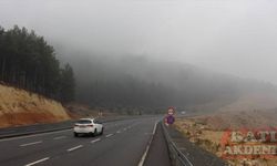 Kahramanmaraş'ta sis etkili oldu