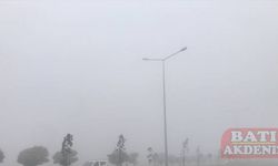 Kahramanmaraş'ta sis nedeniyle görüş mesafesi 20 metreye düştü