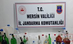 Mersin'de 95 litre sahte içki ele geçirildi