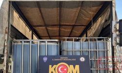 Mersin'de bir kamyonda 14 bin litre karışımlı akaryakıt ele geçirildi