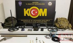Mersin'de tarihi eser kaçakçılığı operasyonunda 2 zanlı yakalandı