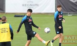 Serie A lideri Napoli'nin Antalya kampı devam ediyor