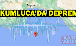Son Dakika... Antalya Kumluca'da deprem!
