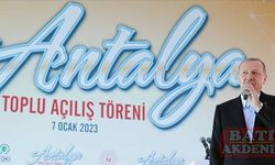 Cumhurbaşkanı Erdoğan, Antalya'da toplu açılış töreninde konuştu
