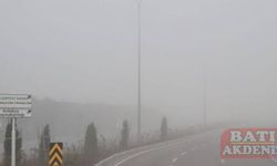 Hatay'da sis nedeniyle görüş mesafesi düştü