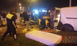 Trafik kazası 6 yaralı