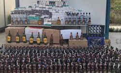 Adana'da jandarma 2022'de 5 bin 187 litre kaçak ve sahte içki ele geçirdi