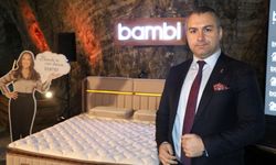 Bambi Yatak, kaya tuzuyla geliştirdiği yeni ürünü "Biosalt" yatağını tuz mağarasında tanıttı