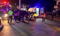 Devrilen arazi aracındaki iki kişi yaralandı