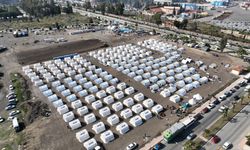 Asrın felaketinin yaşandığı Antakya ve İskenderun'da çadır kentler oluşturuldu