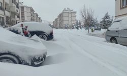 Burdur kar yağışının ardından beyaza büründü