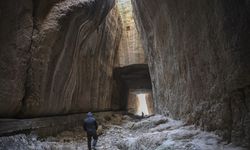 Depremden hasar almayan Hatay'daki Titus Tüneli ve Beşikli Mağara dronla görüntülendi