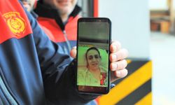 Enkazdan kendisini çıkaran itfaiye ekibini görüntülü arayarak teşekkür etti