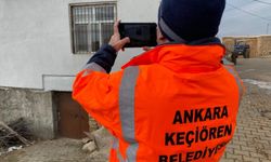 Keçiören Belediyesi uzman ekipleri hasar tespiti için sahada