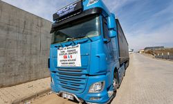 Tırıyla Fransa'dan Kahramanmaraş'a yardım getirdi