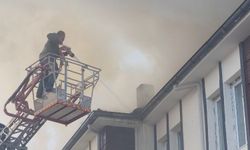 Burdur'da bir pansiyonda çıkan yangın hasara neden oldu