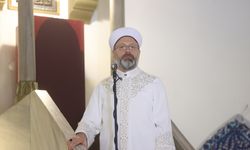 Diyanet İşleri Başkanı Erbaş, hutbe irat etti