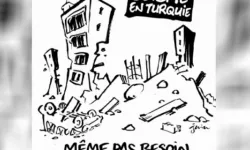 Charlie Hebdo'nun Türkiye'deki depremlerle ilgili karikatürü "faşist mizah" olarak değerlendirildi
