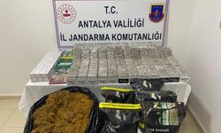 Manavgat'ta kaçak tütün ve sigara operasyonu