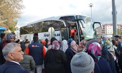Afşin'de umreciler kutsal topraklara uğurlandı