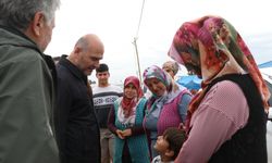 İçişleri Bakanı Soylu, Hatay'da konteyner ve çadır kentleri ziyaret etti