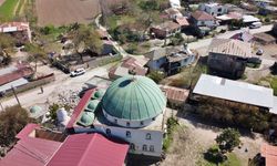 Osmaniye'de ağır hasar alan minaredeki leylek yuvası cami kubbesine taşındı