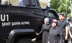 Adana'da şehit polisin adı kızının isteği üzerine zırhlı araca verildi
