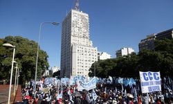 Arjantin'de 1 Mayıs gösterisi