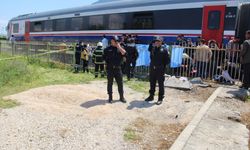 Manisa'da trenin çarptığı kişi öldü