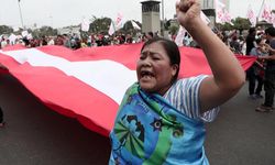 Peru'da 1 Mayıs gösterisi