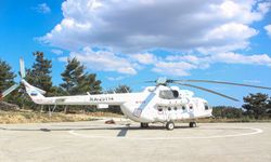 Gülnar'a 2 yangın söndürme helikopteri konuşlandırıldı