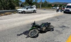 Isparta'da otomobille çarpışan motosikletin sürücüsü öldü