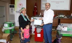 Adana'da çiftçilere ekipman desteği yapıldı