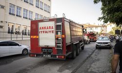 Bir apartmanda çıkan yangında 6 kişi dumandan etkilendi