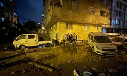 Başakşehir'de sele kapılarak hayatını kaybeden kadının cenazesi morga kaldırıldı