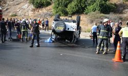 Alanya'da 3 aracın karıştığı kazada 1 turist öldü, 10 kişi yaralandı